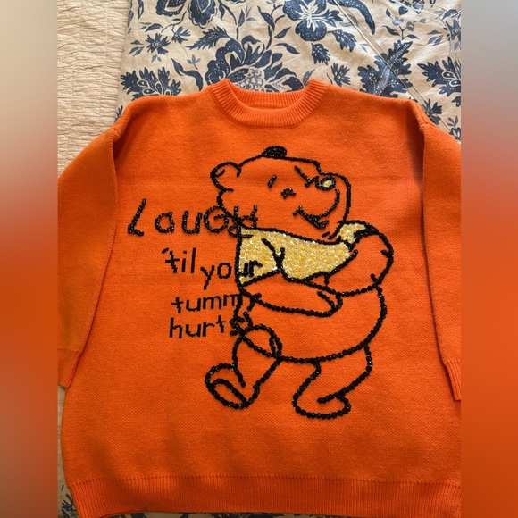 Oversized heavy Winnie the Pooh sweater - Picture 3 of 7